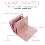 PALAY® Small Purse For Women Cute Cartoon Kitty MIni Wallet for Women Multi Compartment Card Coin Clutch Wallet Gift for Girls