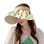 PALAY Sun Hat for Women with 5.12 in Wide Brim featuring Open Crown Straw Headband | UV Protection