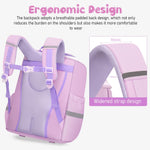 PALAY® School Backpack for Girls, Unicorn Cartoon School Backpack Girls Backpack for School, Travel, Camping, Burden-relief School Backpack for Kids 3-6 Years Old