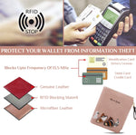 PALAY Wallets for Women for Daily Use with Smooth Zipper Pocket 12×9.5×2cm PU Leather Pink Purse