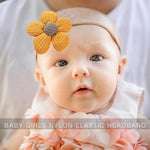 PALAY Baby Hair Band Set for Newborn and Toddler featuring Soft Stretchy Cotton | 10Pcs Floral Headbands Ideal for Photo Shoots and Baby Shower Gifts