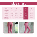 PALAY® Leggings for Women Ankle Length High Waist Yoga Pants for Women Stretchable Tights Slim Fit Soft Gym Pants Sport Active Wear Leggings Clothes for Workout Athletic - (Pink, XL)