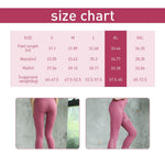 PALAY Gym Leggings for Women with High Waist Compression Fit and 4 Way Stretch Pink Style
