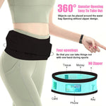 PALAY Slim Running Belt Bag for Workouts and Travel featuring 360° Open Pocket | 2PCS