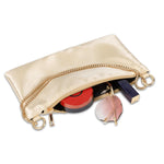 PALAY® Women Satin Evening Handbag Prom Clutch Purse Formal Cocktail Party Clutches Shoulder Bag with 2 Bag Chains