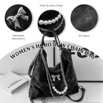 PALAY Hobo Bag for Women with Convertible Backpack Design and Black PU Material | Stylish Shoulder Tote