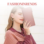 PALAY Wallet for Women with 11 Card Slots and Zipper Pouch in Pink PU Leather | 19.5x10 cm