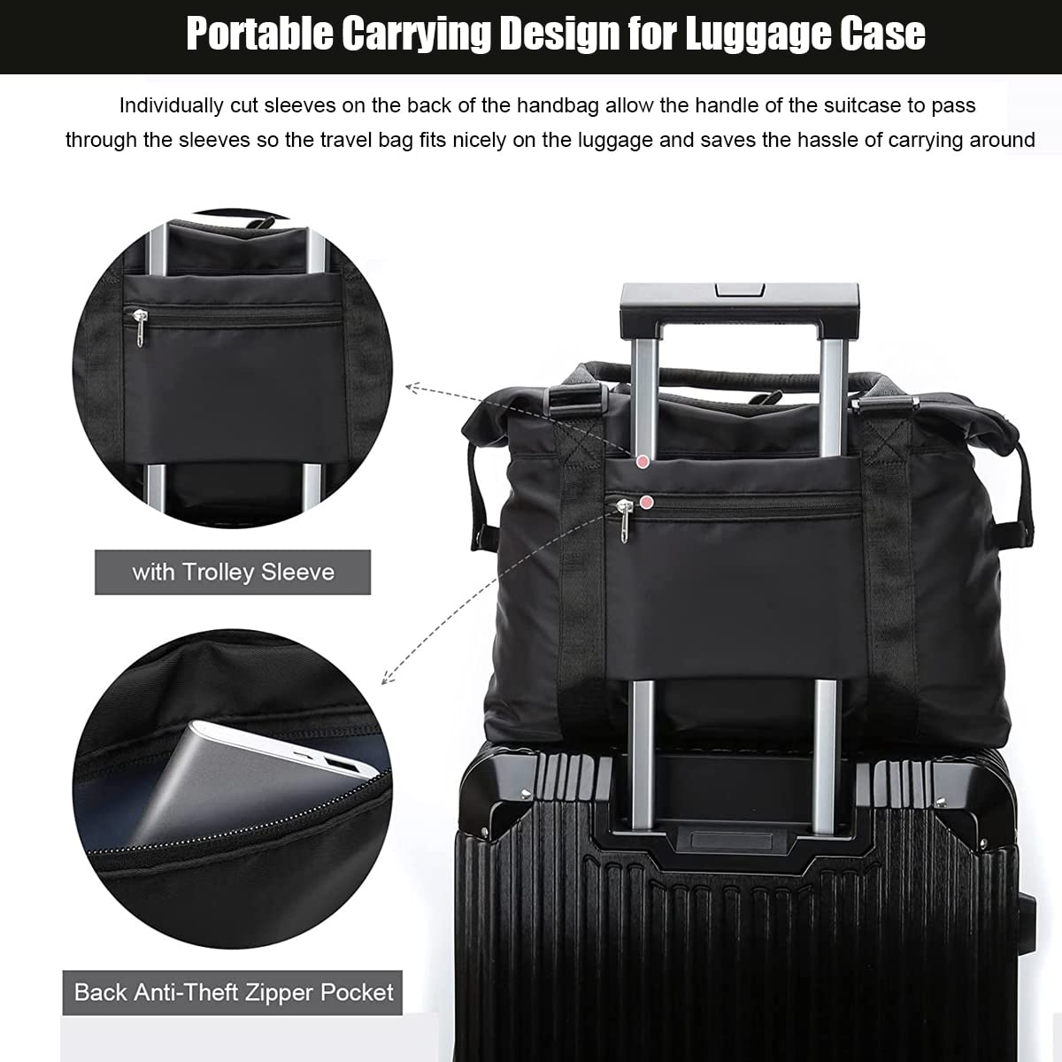 PALAY Gym Bag for Travel and Sports with 65L Capacity featuring Waterproof 300D Oxford | Ideal for Men and Women