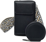 PALAY Sling Bag Coin Bag Combo for Women with Geometric Strap and PU Material | Versatile Crossbody Purse