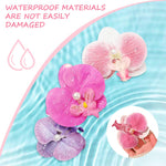 PALAY® 3Pcs Girls Barrettes Hair Clips Women Hair Clips Color Moth Orchid Barrettes for Girls Hair Clip Hair Accessories French Hair Clips Girls Fashion Floral Hair