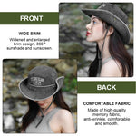 PALAY Cowboy Hats for Men and Women featuring 8cm Wide Brim UPF 50+ Sun Protection | Khaki