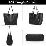 PALAY Tote Bag for Women featuring Spacious Interior and Waterproof PU Leather | Ideal for Work and Travel