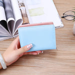 PALAY Small Wallet for Women with 6 Card Slots and Zipper Coin Pocket | PU Leather Black Purse