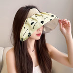 PALAY Sun Hat for Women with 5.12 in Wide Brim featuring Open Crown Straw Headband | UV Protection