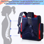 PALAY School Bags for Boys featuring 27x13x38cm Large Capacity and Ergonomic Breathable Design | Waterproof Oxford Backpack for Kids 3–6 Years