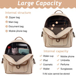 PALAY Backpack for College and Travel with Reinforced Straps | 7L Soft PU Water Resistant