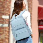 PALAY Backpack for Students with 4 Compartments 26 L Capacity and Padded Straps Blue