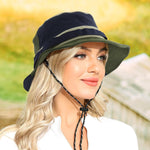 PALAY Polyester Bucket Hat for Women with Adjustable Chin Cord 54–58cm | Quick Dry Sun Protection