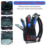 PALAY School Bag for Boys with 3 Compartments Waterproof Oxford Fabric | Lightweight Laptop Backpack for Travel and School