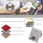 PALAY Small Wallet for Women with Cute Animal Embroidery in Grey PU Leather | 1 Pc Gift