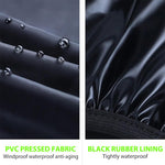 PALAY Waterproof Shoe Cover for Boots with Zip Up Calf and Elastic Ankle Strap PVC | One Pair 3PCS