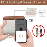 PALAY Card Holder for Women with RFID Blocking and Metal Zipper | 10x2x8cm PU Wallet