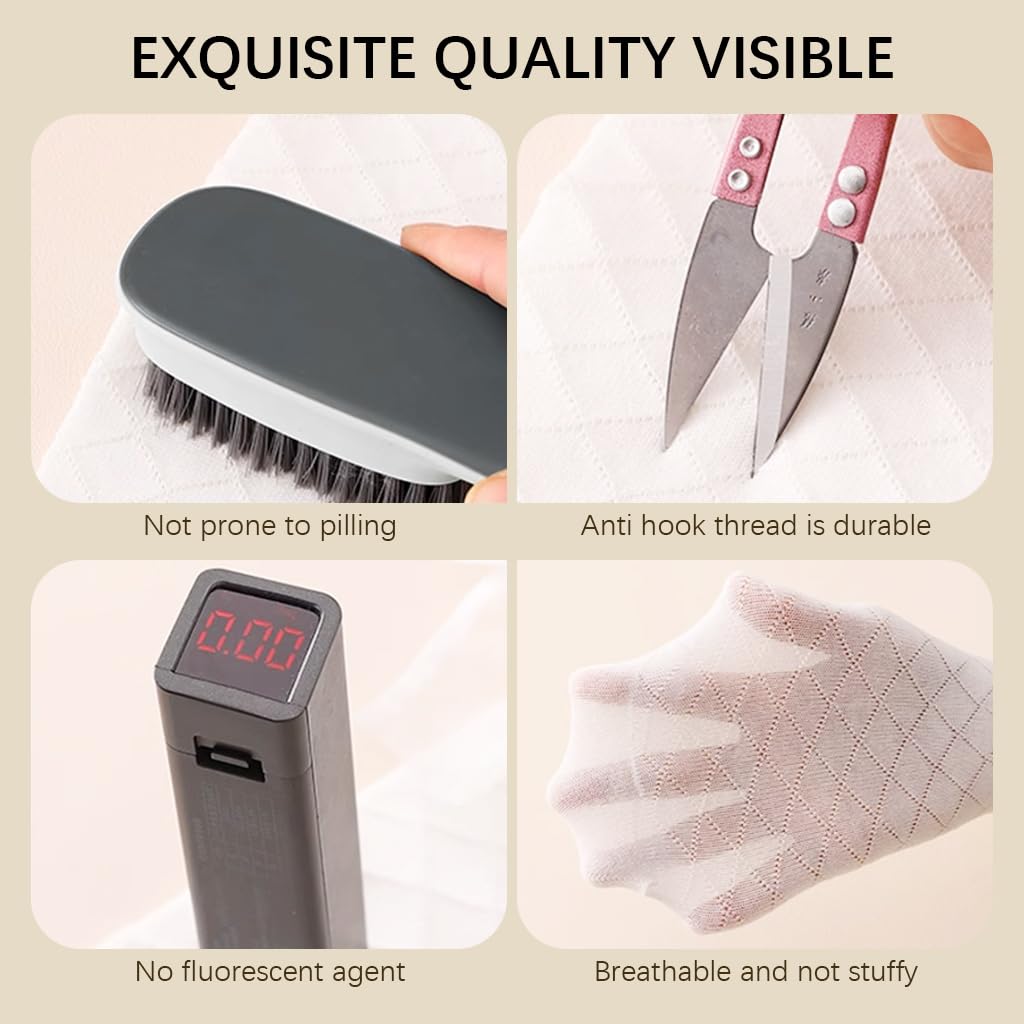 PALAY Girls Stockings for School Uniforms with 13.7 in Knee High Bow Design | Cotton Socks Ages 3–8