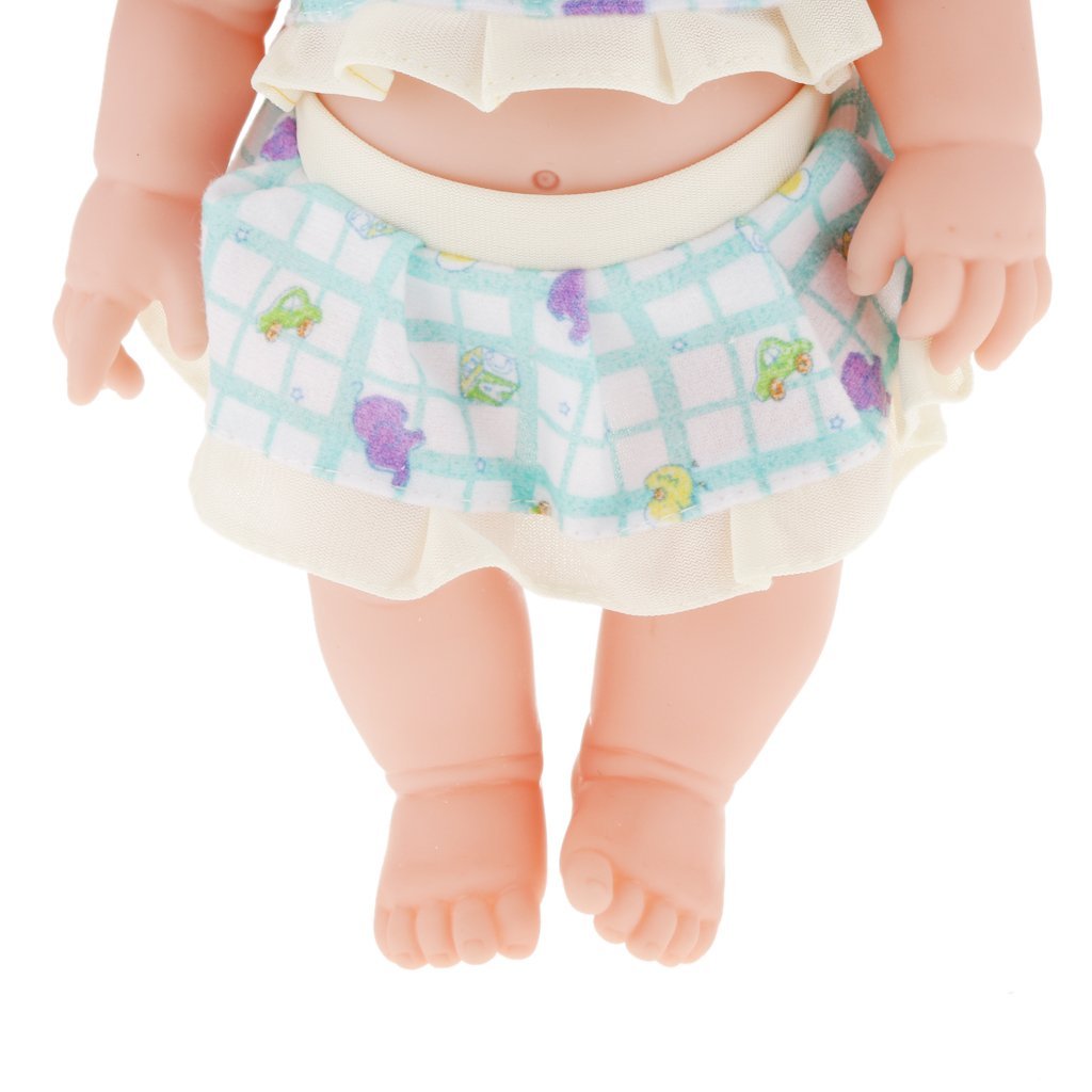 PALAY Baby Girl Vinyl Doll for Kids with Rotatable Arms and Legs 30 cm | Removable Clothes Set