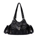 PALAY Hobo Purses for Women featuring Rivet Embellishments and 30x12x22cm Spacious Interior