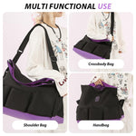 PALAY Women Gym Bag for Travel and Fitness with Shoe Compartment and Wet Pocket | Lightweight Nylon Carry On