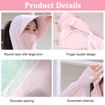 PALAY Sun Protection Hoodie for Women with UPF 50+ UV Block Fabric | Quick Dry Pink Jacket