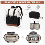 PALAY Laptop Backpack for Women 15.6 Inch with Dual Zipper and Wide Open Design | Oxford Cloth Travel Bag