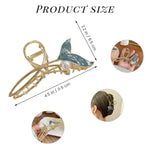 PALAY Hair Claw Clip for Women with Mermaid Pearl Design and Non Slip Metal Hold | Elegant Styling Accessory