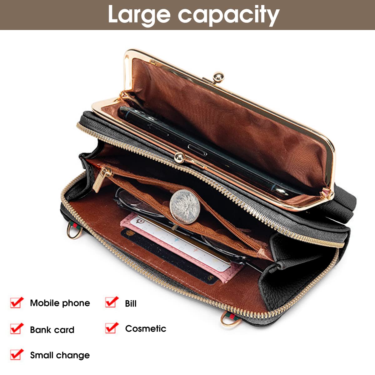 PALAY Sling Bags for Women with Contrasting Prints and Detachable Shoulder Belt | Fashion Bucket Gift Bag