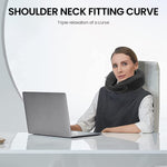 PALAY U Shaped Neck Pillow for Travel and Office with Memory Foam Support | Adjustable Snap Closure