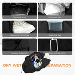 PALAY Women Gym Bag for Travel and Fitness with Shoe Compartment Waterproof Nylon | 3 PCS Set