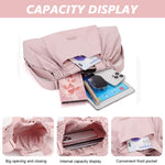 PALAY Crossbody Bag for Women featuring Extra Open Pocket in Pink Waterproof Nylon | Ideal for Travel and Outdoor