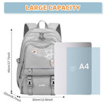 PALAY School Backpack with Multi Compartment Organization and Waterproof Polyester for Girls