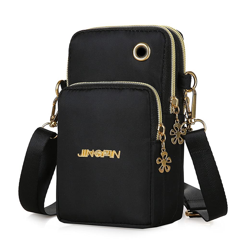 PALAY Small Cross Body Bag for Travel with 3 Layer Storage and Headphone Port | Nylon