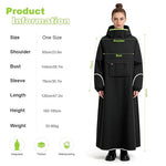 PALAY® High Collar Motorcycle Raincoat with Hood