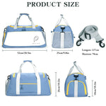 PALAY Travel Bag for Women with 35L Capacity and Separate Shoe Compartment | Waterproof Oxford Gym and Weekender Bag