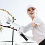 PALAY Sun Protection Gloves for Cycling and Driving with Non Slip Palm Design | 2 Pairs Ice Silk UV Cooling Sleeves