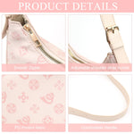 PALAY Women Shoulder Bag featuring Embossed Pattern and PU Leather | Aesthetic Coquette Style