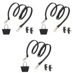 PALAY Bag Leather Strap Replacement for Crossbody and Shoulder Bags with 47 Inch Adjustable Quick Release PU Leather Design | 3PCS Set