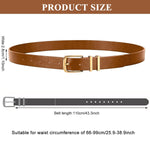 PALAY Belt for Women featuring Pin and Tuck Closure with Beige and Brown PU Leather | Slim Fashion Accessory for Jeans and Dresses