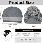 PALAY Chemo Caps for Women with Elastic Fit 56–60 cm featuring Cotton Spandex Fabric | Grey Turban Beanie for Hair Loss and Sleep