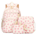 PALAY® School Bag for Girls Cute Preppy School Backpack with 2 Mini Bags Kawaii Girls Backpacks for Teenage Secondary Primary Middle