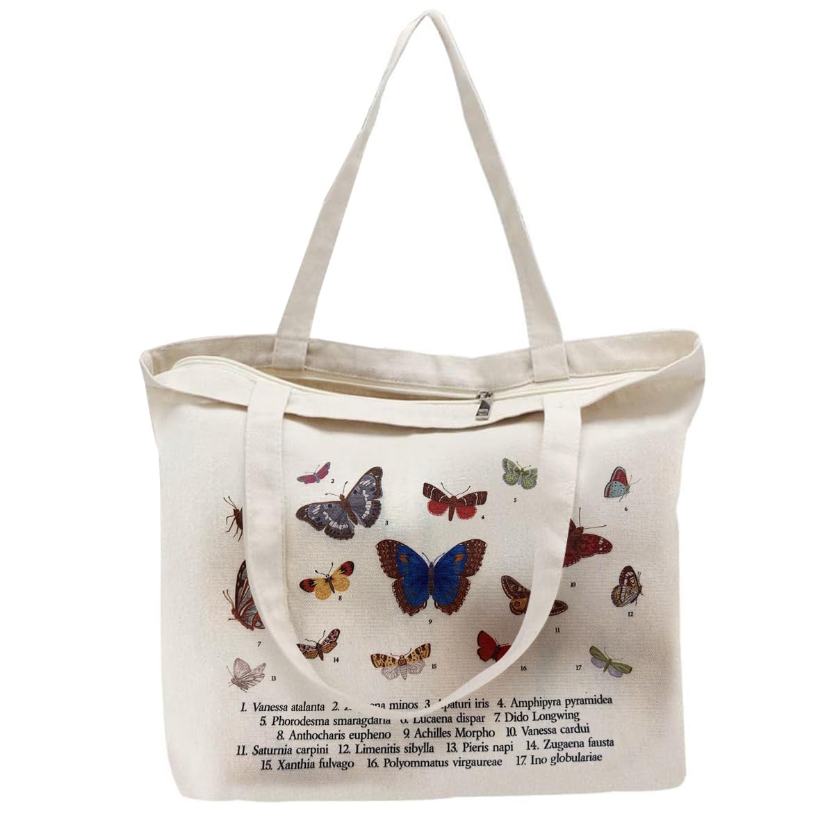 PALAY tote handbags for women featuring 15x16 in spacious zip pocket design and sturdy canvas