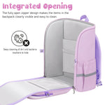 PALAY® School Bag for Girls Durable Waterproof Backpack Unicorn Bags for Kids 3-6 Years Old Birthday Gifts 3 PCS