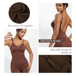 PALAY Backless Shapewear Bodysuit for Women with Tummy Control and Seamless Nylon Fabric